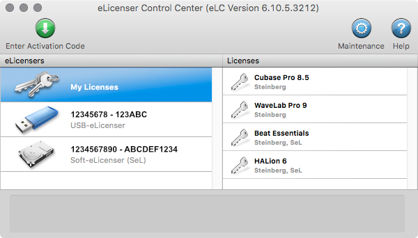 elicenser control center activation code