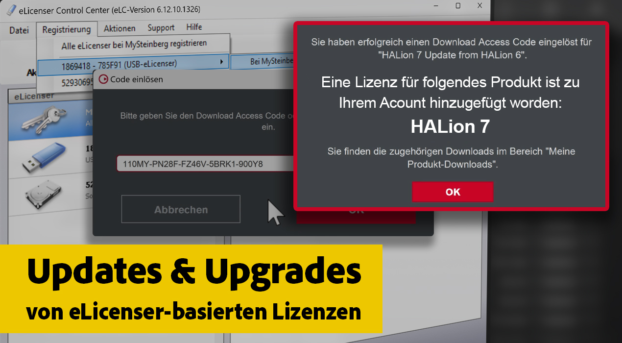 Video Thumbnail Upgrades from eLicenser-based licenses